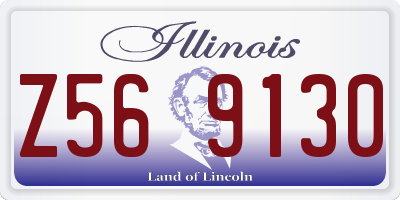 IL license plate Z569130