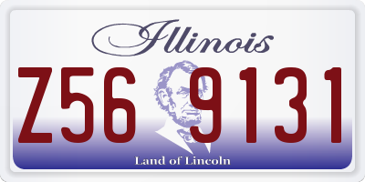 IL license plate Z569131
