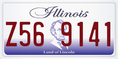 IL license plate Z569141