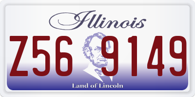 IL license plate Z569149
