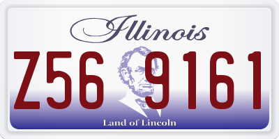 IL license plate Z569161