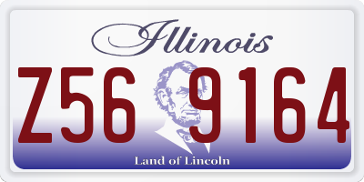 IL license plate Z569164