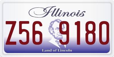 IL license plate Z569180