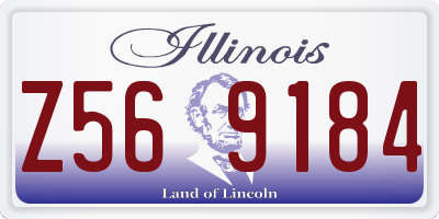 IL license plate Z569184
