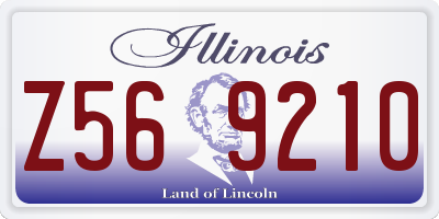 IL license plate Z569210