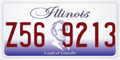 IL license plate Z569213
