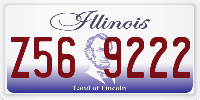 IL license plate Z569222