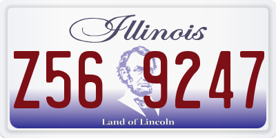 IL license plate Z569247