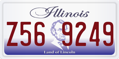 IL license plate Z569249