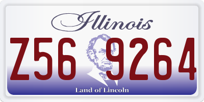 IL license plate Z569264