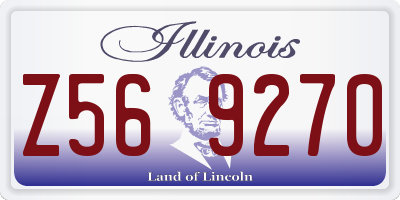 IL license plate Z569270