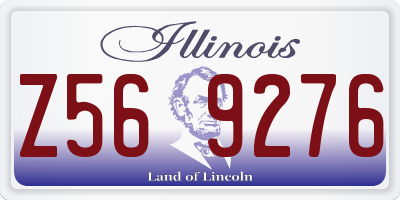 IL license plate Z569276