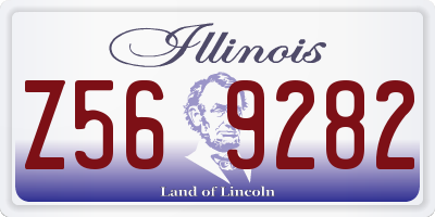 IL license plate Z569282