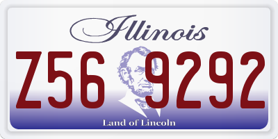 IL license plate Z569292