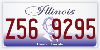 IL license plate Z569295
