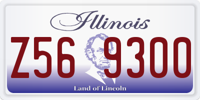 IL license plate Z569300
