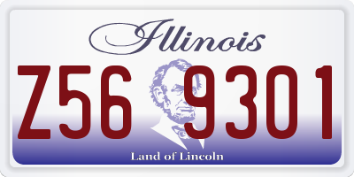 IL license plate Z569301