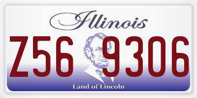 IL license plate Z569306