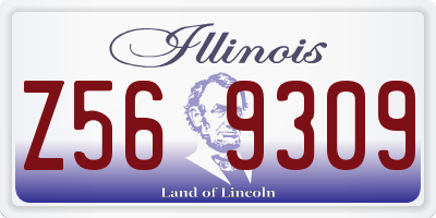 IL license plate Z569309