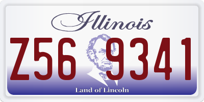 IL license plate Z569341