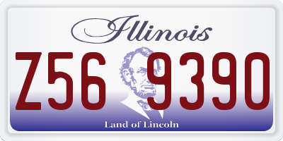 IL license plate Z569390