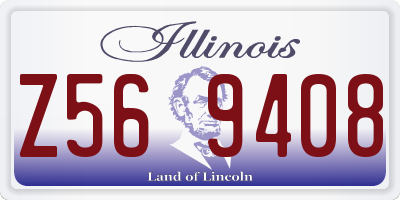 IL license plate Z569408