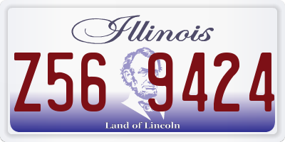 IL license plate Z569424