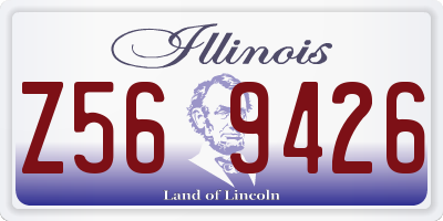 IL license plate Z569426