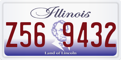 IL license plate Z569432