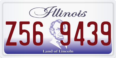 IL license plate Z569439