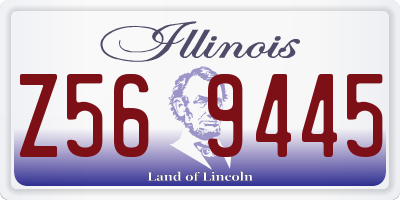 IL license plate Z569445