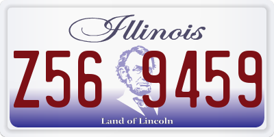IL license plate Z569459