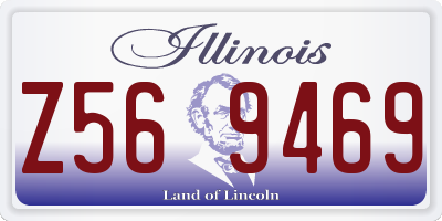 IL license plate Z569469