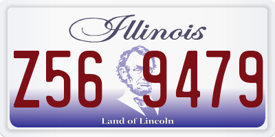 IL license plate Z569479