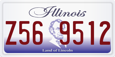 IL license plate Z569512