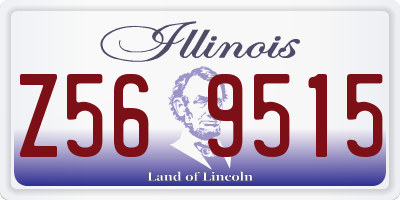 IL license plate Z569515