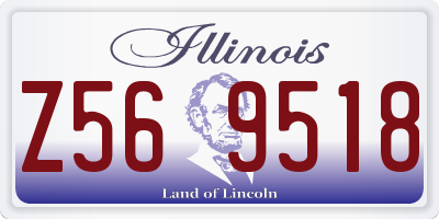 IL license plate Z569518