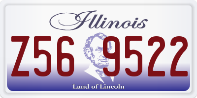 IL license plate Z569522