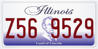 IL license plate Z569529