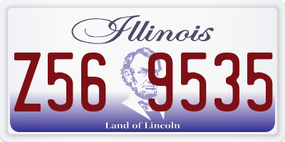 IL license plate Z569535