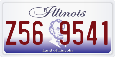 IL license plate Z569541