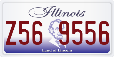 IL license plate Z569556