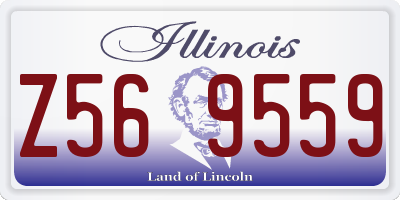 IL license plate Z569559