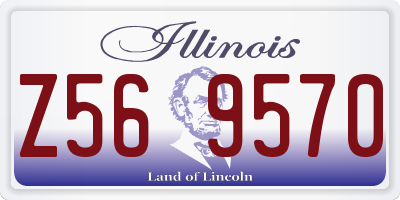 IL license plate Z569570