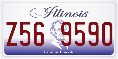 IL license plate Z569590