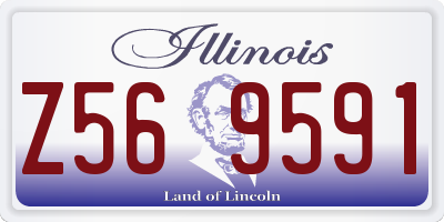 IL license plate Z569591