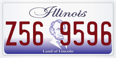 IL license plate Z569596
