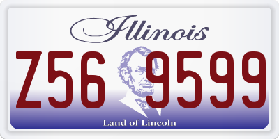 IL license plate Z569599