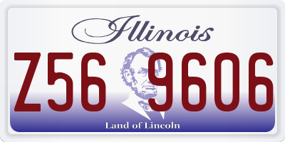 IL license plate Z569606