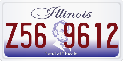 IL license plate Z569612